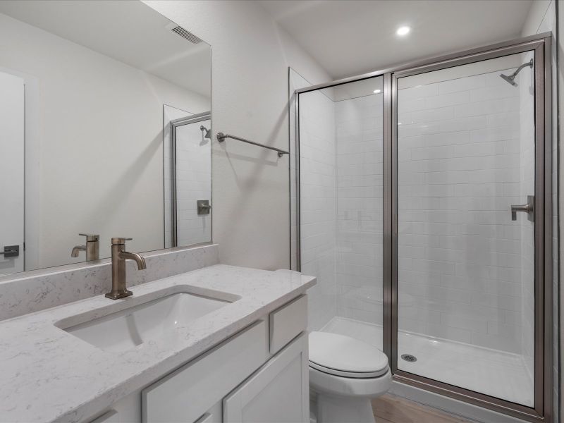 Furnished interior view inside a new home in Parkside at Victory Ridge, Colorado Springs (Image 15).