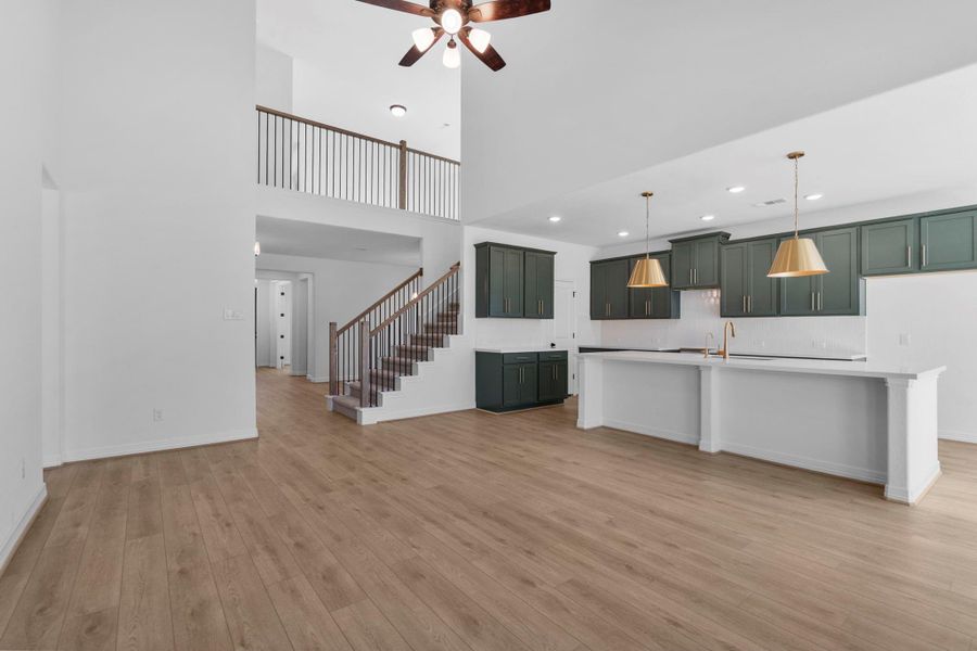 Furnished interior view inside a new home in Blue Heron Estates, Mont Belvieu (Image 9).