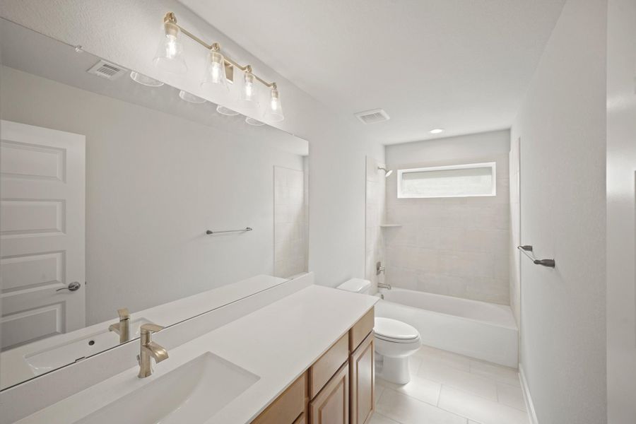 Furnished interior view inside a new home in Morton Creek Ranch, Katy (Image 6). Furnished interior view inside a new home in Morton Creek Ranch, Katy (Image 6).