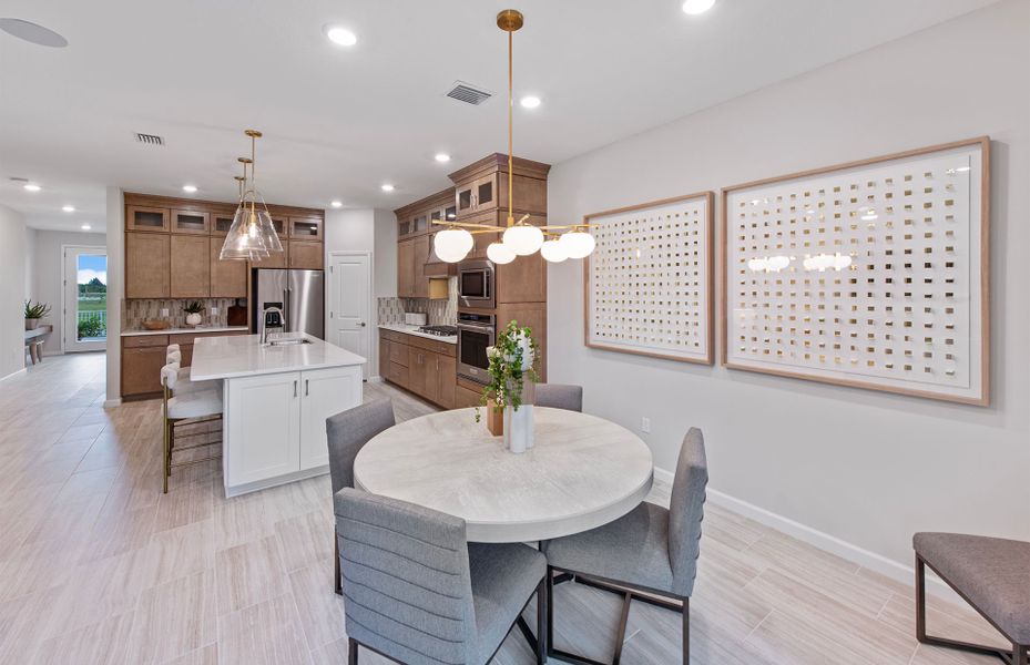 Furnished interior view inside a new home in Harbor Isle, Vero Beach (Image 17).