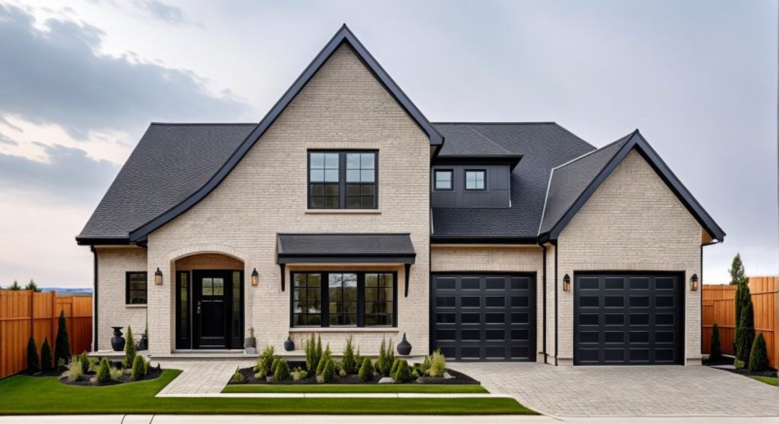 Representative exterior photo of a completed home built from the Carolina B by Riverstone Construction, LLC in Faith View, Ooltewah, TN (Image 1). Representative exterior photo of a completed home built from the Carolina B by Riverstone Construction, LLC in Faith View, Ooltewah, TN (Image 1).