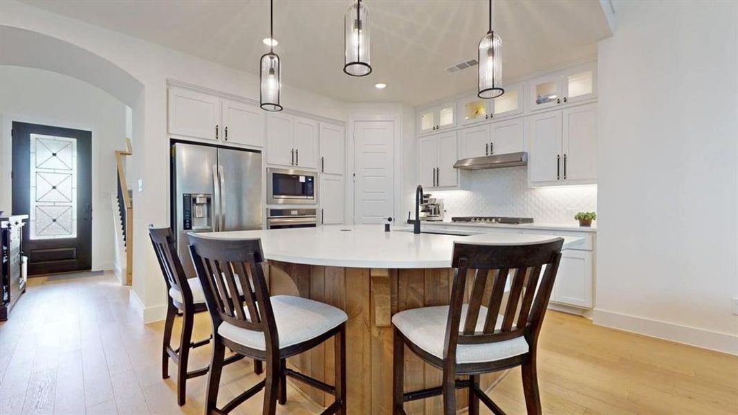 Furnished interior view inside a new home in Pecan Square: 40ft. lots, Northlake (Image 9).