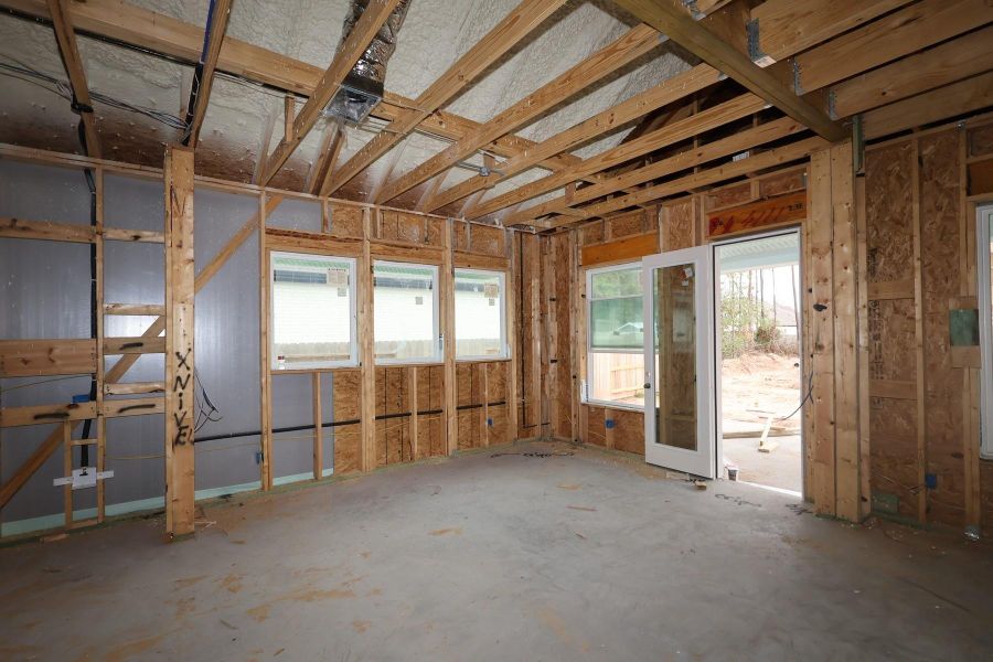 In-progress construction of a new home in , Conroe, TX (Image 32).