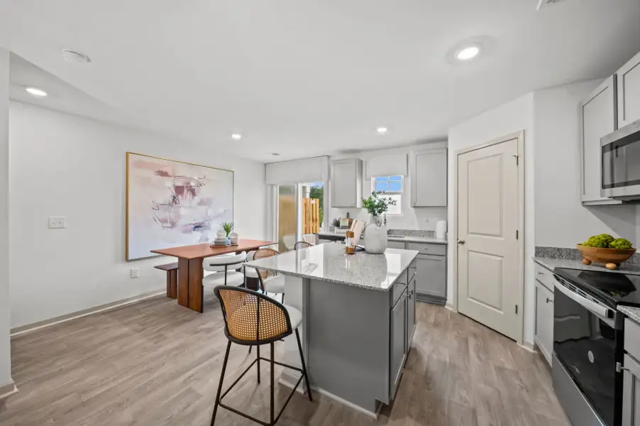 Furnished interior view inside a new home in Champions Village at Cherry Hill, Pendleton (Image 37).