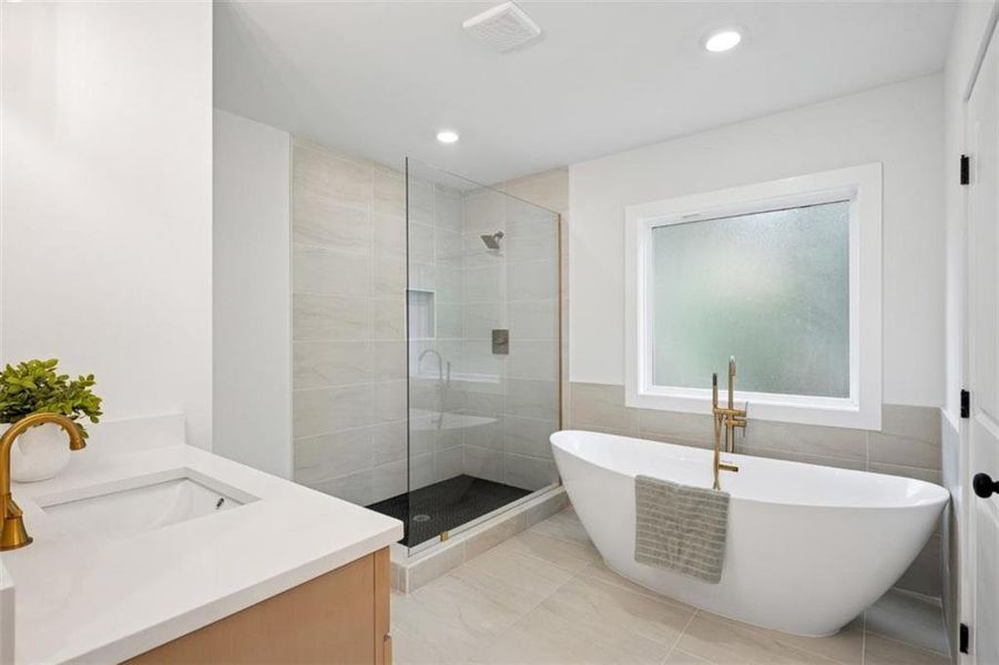 Furnished interior view inside a new home in , Atlanta (Image 10). Furnished interior view inside a new home in , Atlanta (Image 10).