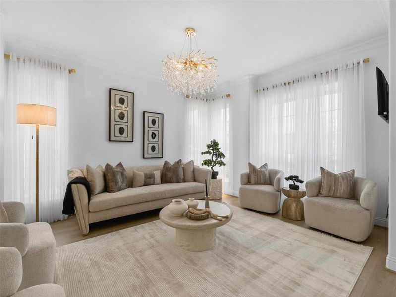 Furnished interior view inside a new home in , Wylie (Image 14).