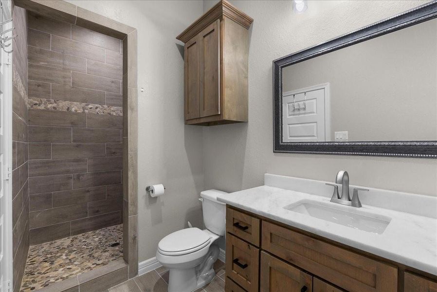 Bathroom off of bedroom #3.