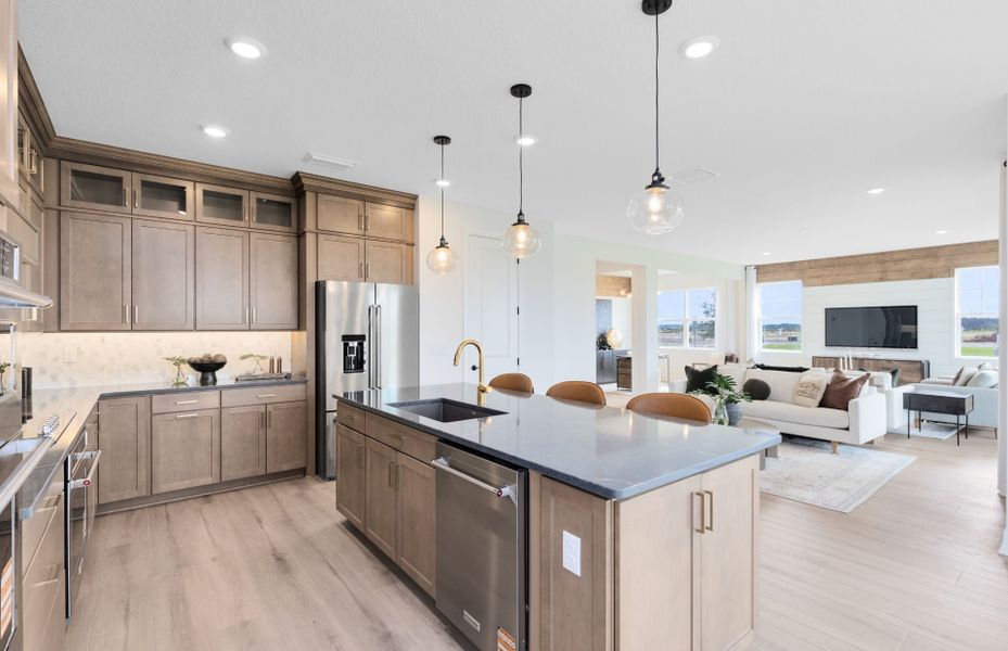 Representative furnished interior of a home built from the Serena by Pulte Homes in Westerly Park at Wildlight, Wildlight (Image 31).