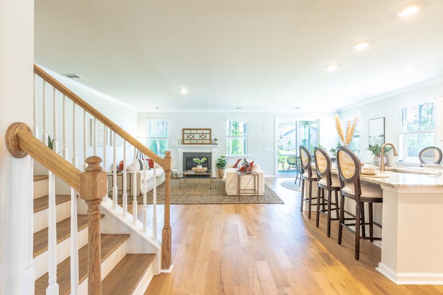 Furnished interior view inside a new home in Mallard Crossing, Summerville (Image 11).