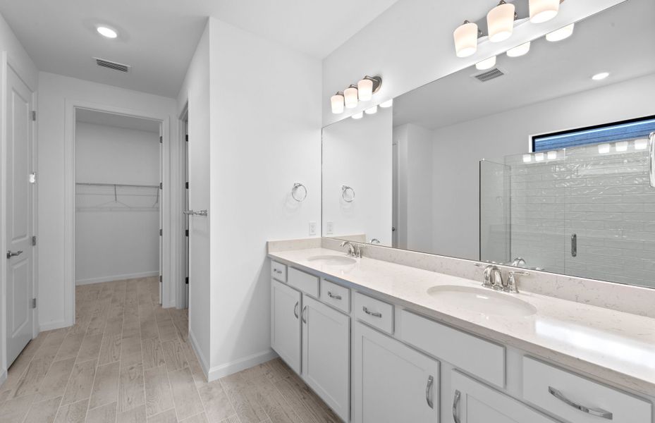 Furnished interior view inside a new home in Del Webb Naples, Immokalee (Image 9).