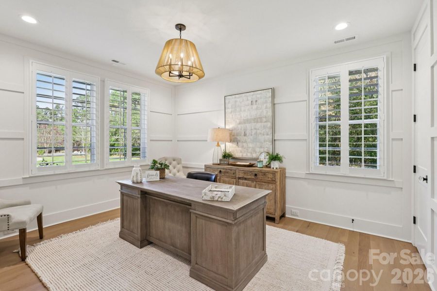 Furnished interior view inside a new home in , Charlotte (Image 5). Furnished interior view inside a new home in , Charlotte (Image 5).
