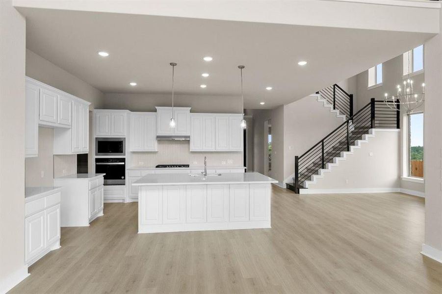 Kitchen as seen from Living area