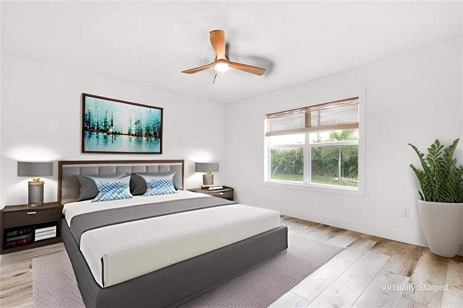 Furnished interior view inside a new home in , North Fort Myers (Image 12).