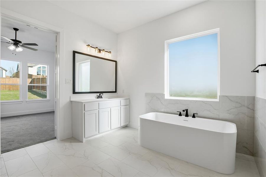 Furnished interior view inside a new home in , Fort Worth (Image 12).