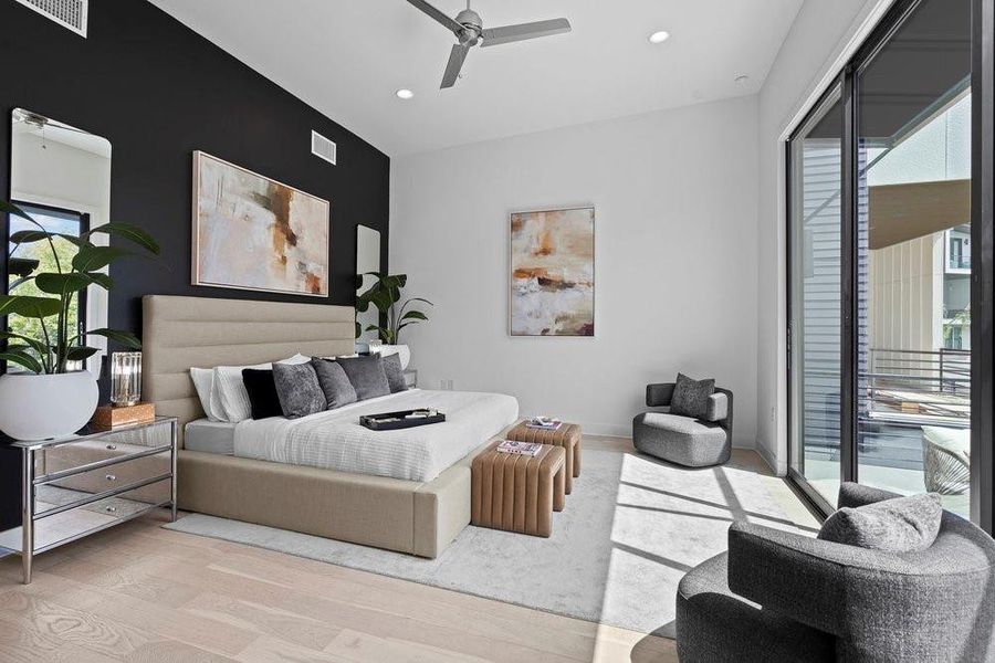 Furnished interior view inside a new home in Sunridge, Austin (Image 7).