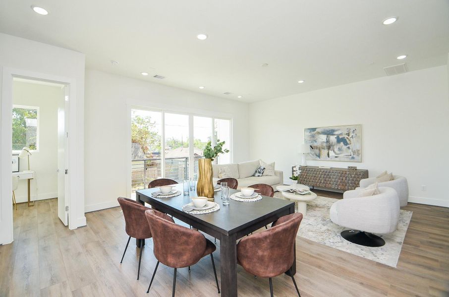 Living room (Sample photo from similar floor plan built by the builder)