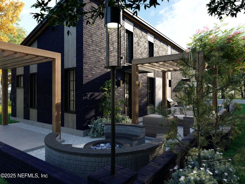 Exterior details and patio area of a home in , Jacksonville (Image 4).