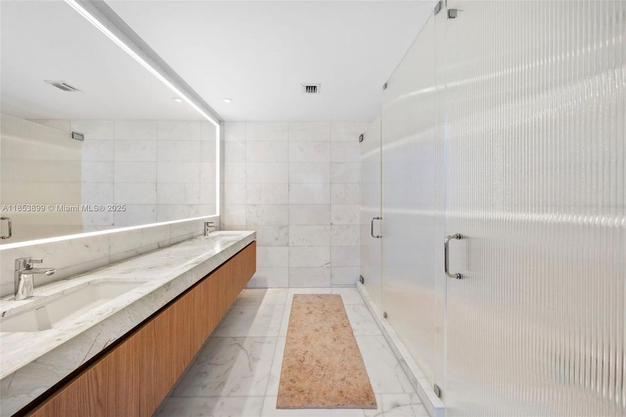 Furnished interior view inside a new home in , Miami Beach (Image 23). Furnished interior view inside a new home in , Miami Beach (Image 23).