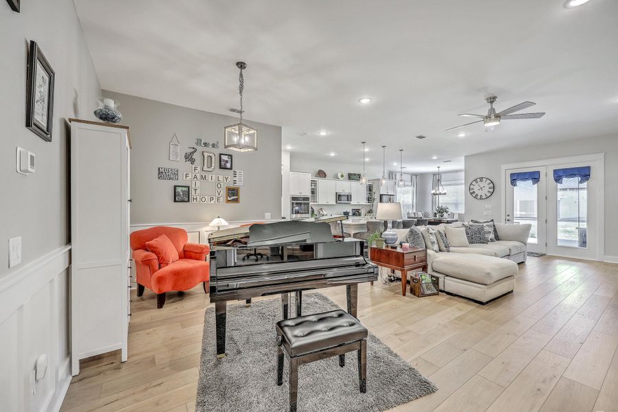 Furnished interior view inside a new home in , Summerville (Image 6).