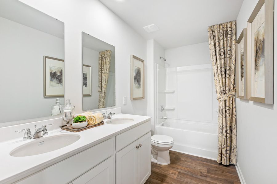 Furnished interior view inside a new home in Pineview North, Summerville (Image 8).