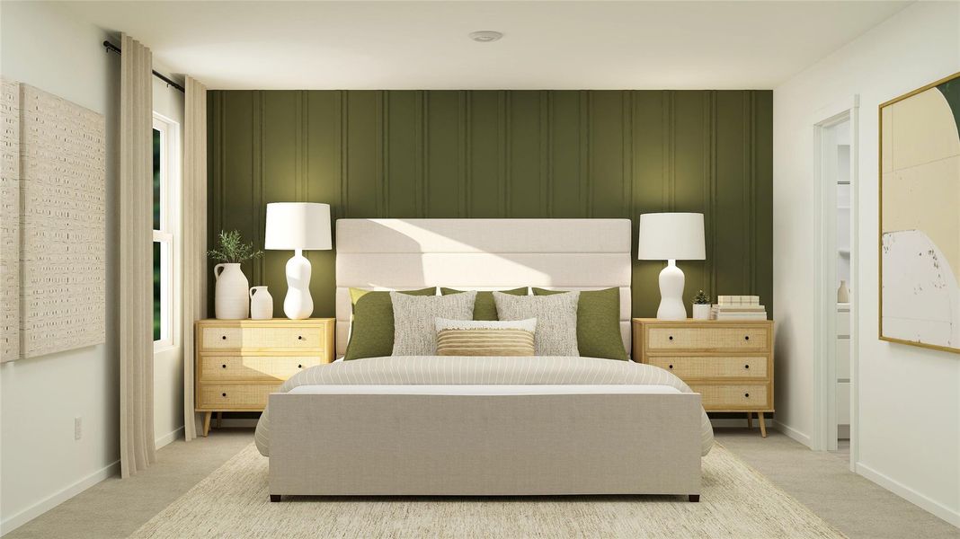 Furnished interior view inside a new home in Synova, Crosby (Image 11).