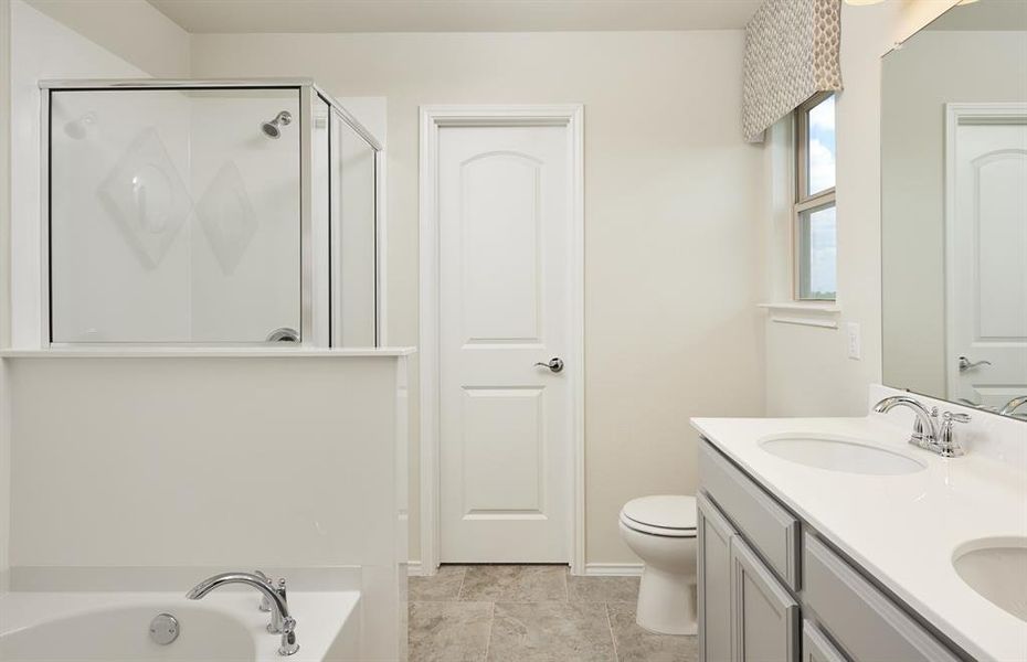 *Model Representation - Owner's suite bath *Model Representation - Owner's suite bath