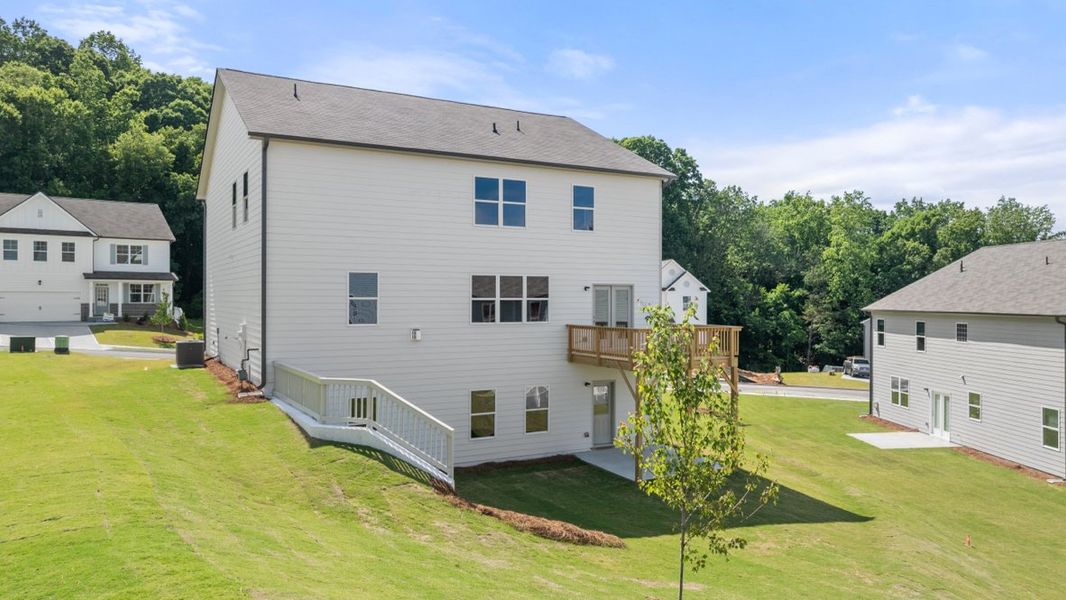 Representative exterior details of a home built from the Halton by D.R. Horton in Liberty Crossing, Braselton (Image 20).