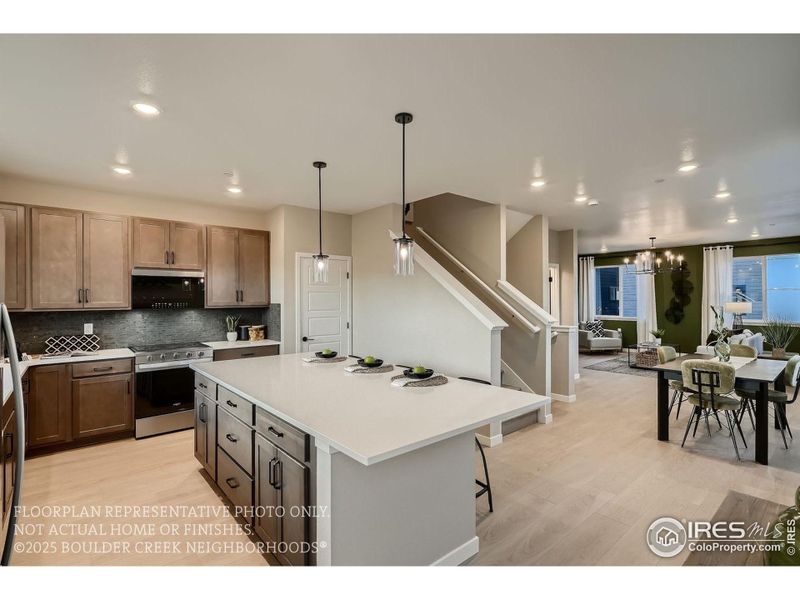 Furnished interior view inside a new home in Baseline, Broomfield (Image 17). Furnished interior view inside a new home in Baseline, Broomfield (Image 17).
