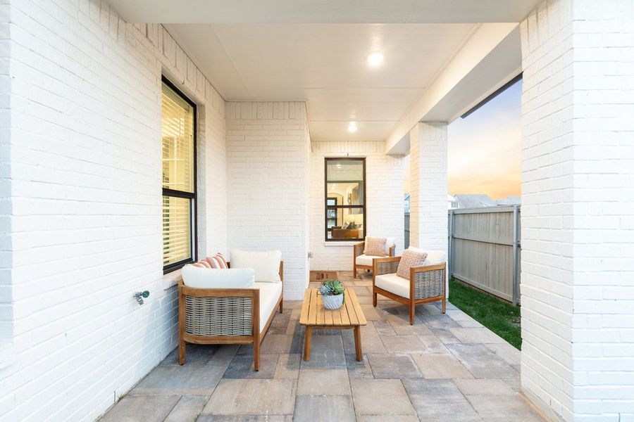 Representative Patio - some options shown