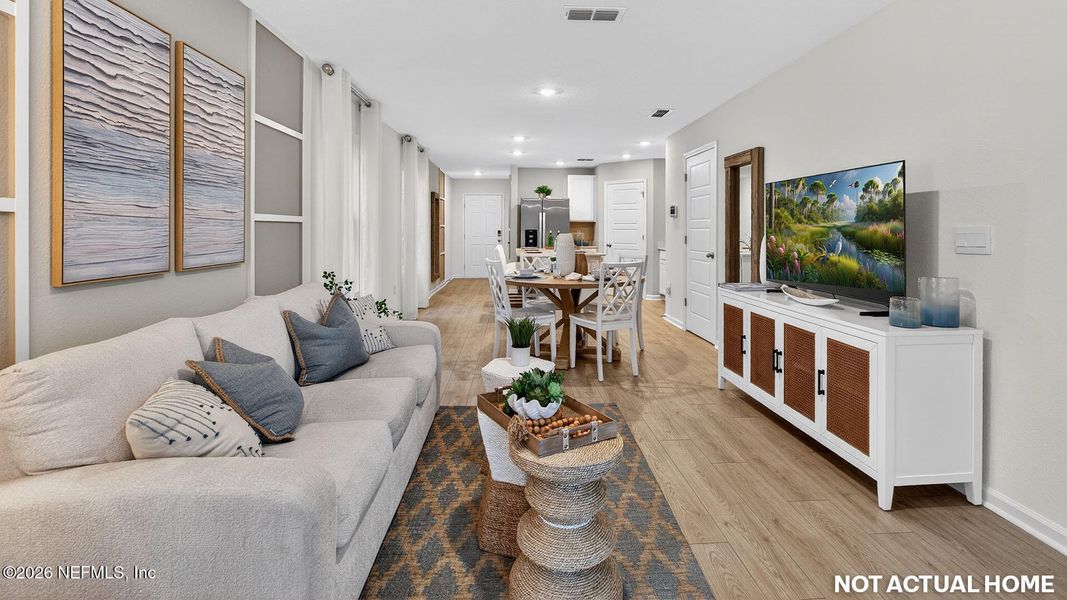 Furnished interior view inside a new home in Hansen Creek, Jacksonville (Image 13).