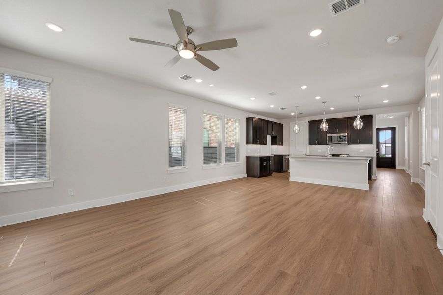 Spacious, unfurnished interior of a new home in Union Park, Little Elm (Image 12). Spacious, unfurnished interior of a new home in Union Park, Little Elm (Image 12).