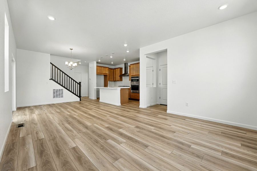 Representative unfurnished interior of a home built from the Celeste by Taylor Morrison in Farmlore, Brighton (Image 12).