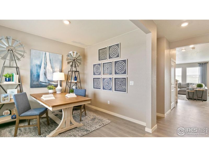 Furnished interior view inside a new home in Tailholt, Severance (Image 11).