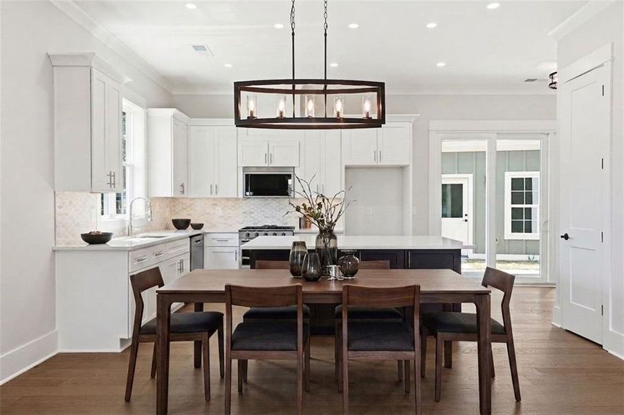 Furnished interior view inside a new home in , Ball Ground (Image 9).