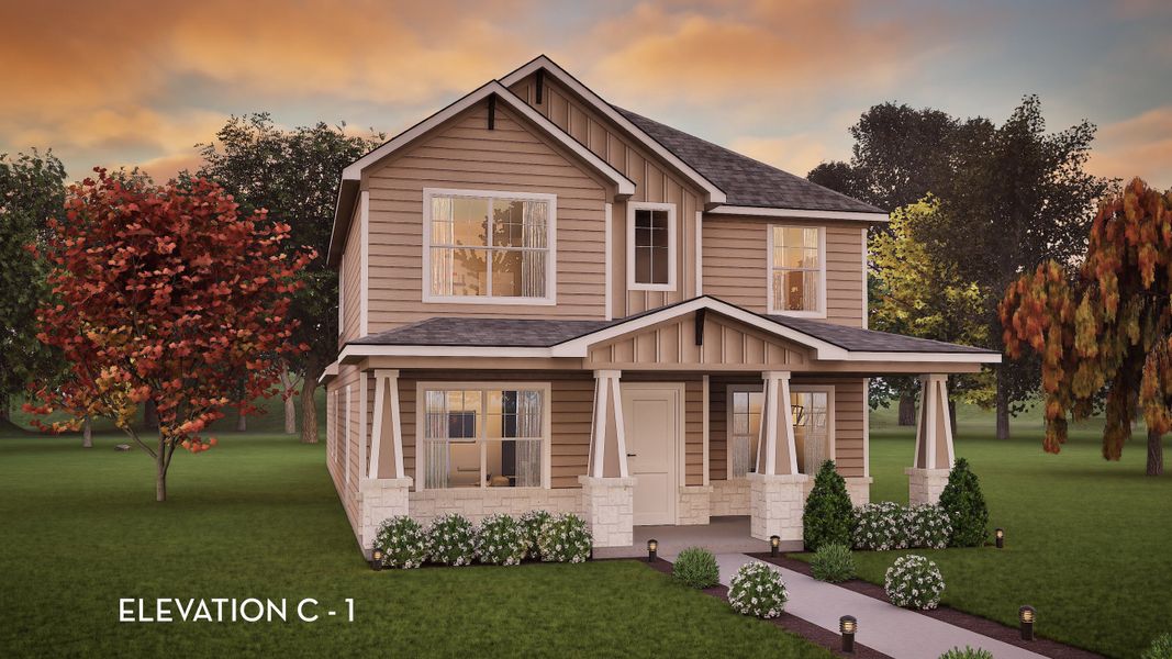 Representative exterior photo of a completed home built from the Diamond by CastleRock Communities in Austin Point, Richmond, TX (Image 19).