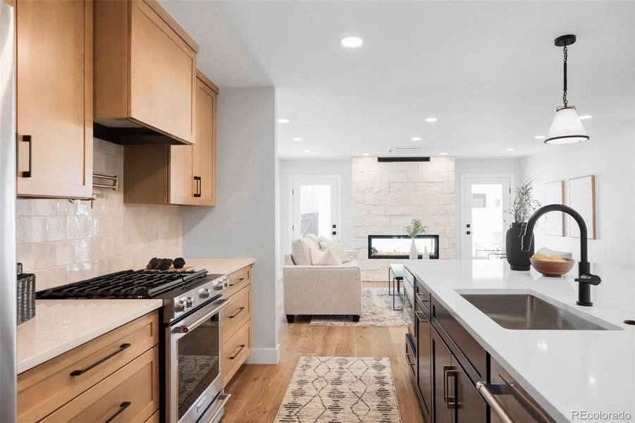 Furnished interior view inside a new home in , Denver (Image 14).