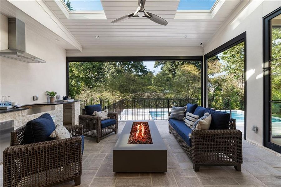 Exterior details and patio area of a home in , Alpharetta (Image 37). Exterior details and patio area of a home in , Alpharetta (Image 37).