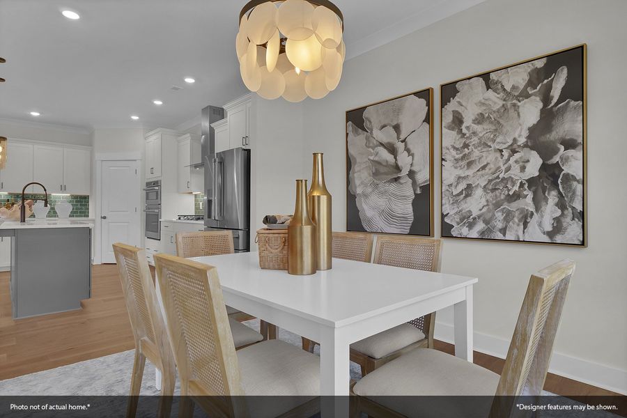 Furnished interior view inside a new home in Grand Park, Leland (Image 13).
