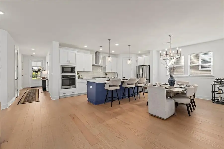 Furnished interior view inside a new home in Crescent Pointe at Great Sky, Canton (Image 29).