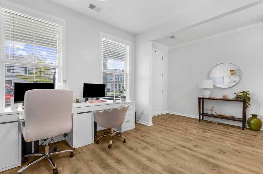 Furnished interior view inside a new home in High Point at Foxbank, Moncks Corner (Image 12).