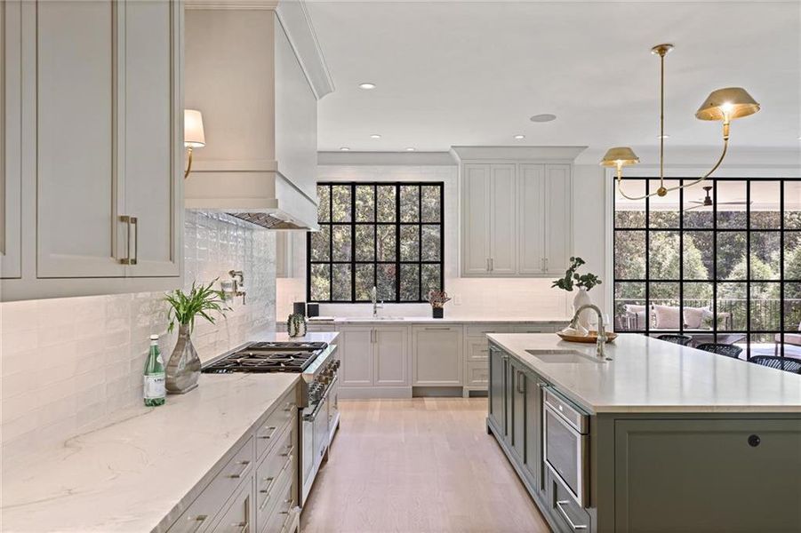 Furnished interior view inside a new home in , Atlanta (Image 29).