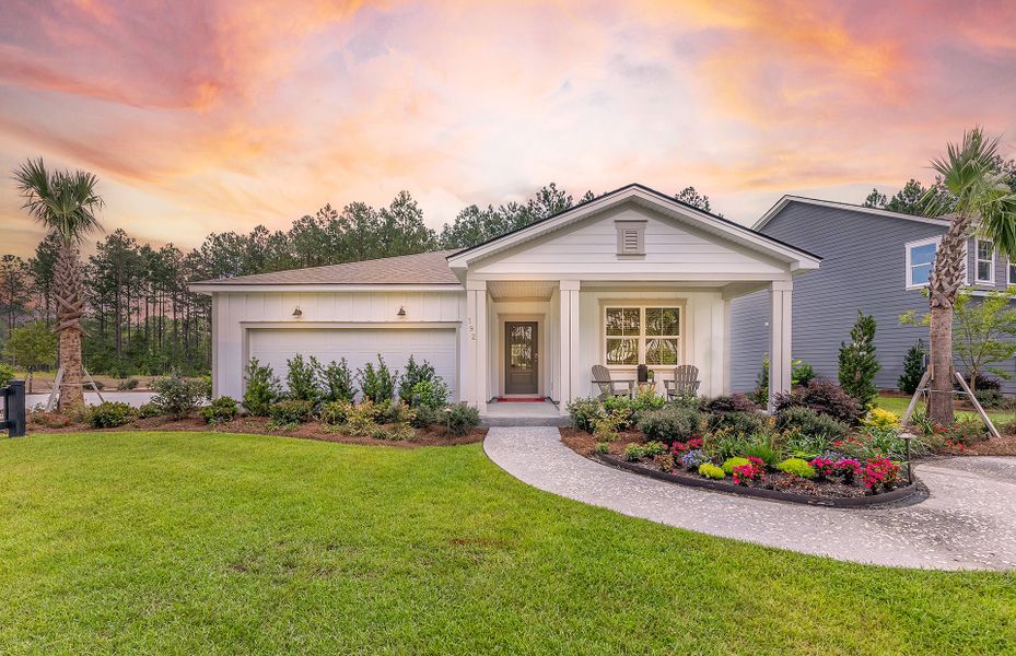 Front exterior of a new home in Salem Bay, Beaufort, SC, highlighting curb appeal (Image 1).