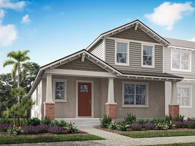 Representative exterior photo of a completed home built from the Sofia by Mattamy Homes in Rainwood, Clermont, FL (Image 21).