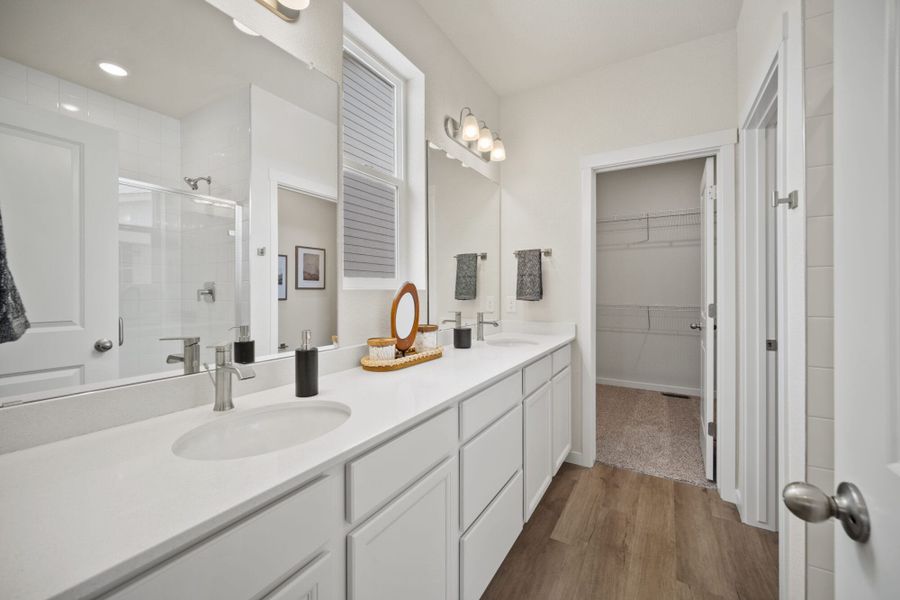 Representative furnished interior of a home built from the Carnation by View Homes in Ridge at Lorson Ranch, Colorado Springs (Image 24).