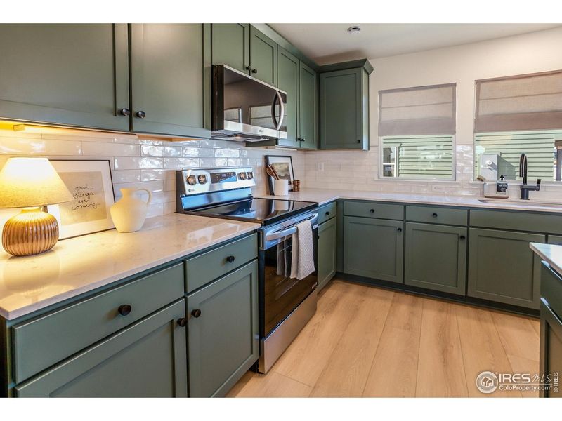Furnished interior view inside a new home in Prairie Song Story Collection - Single Family Homes, Windsor (Image 13).