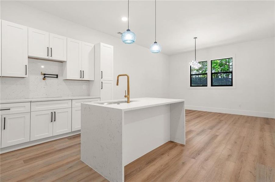 Furnished interior view inside a new home in , Atlanta (Image 17).