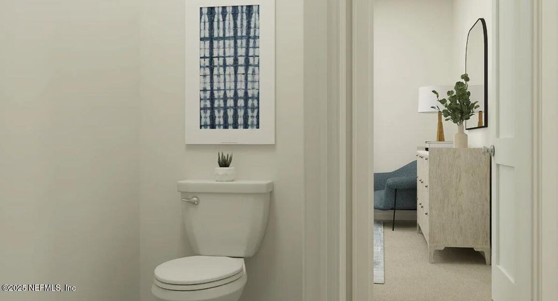 Furnished interior view inside a new home in Tributary: Tributary Royal Collection, Yulee (Image 10).