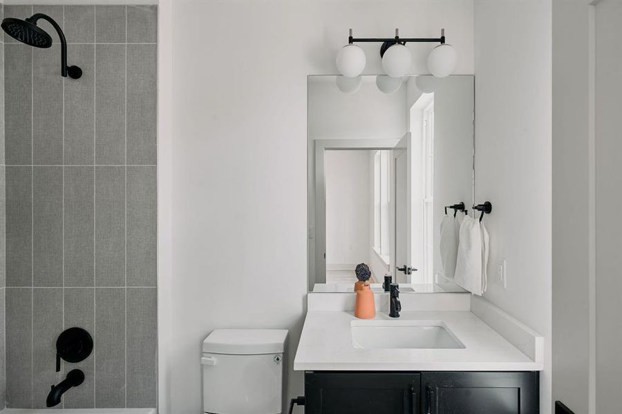 Furnished interior view inside a new home in , Austin (Image 9). Furnished interior view inside a new home in , Austin (Image 9).