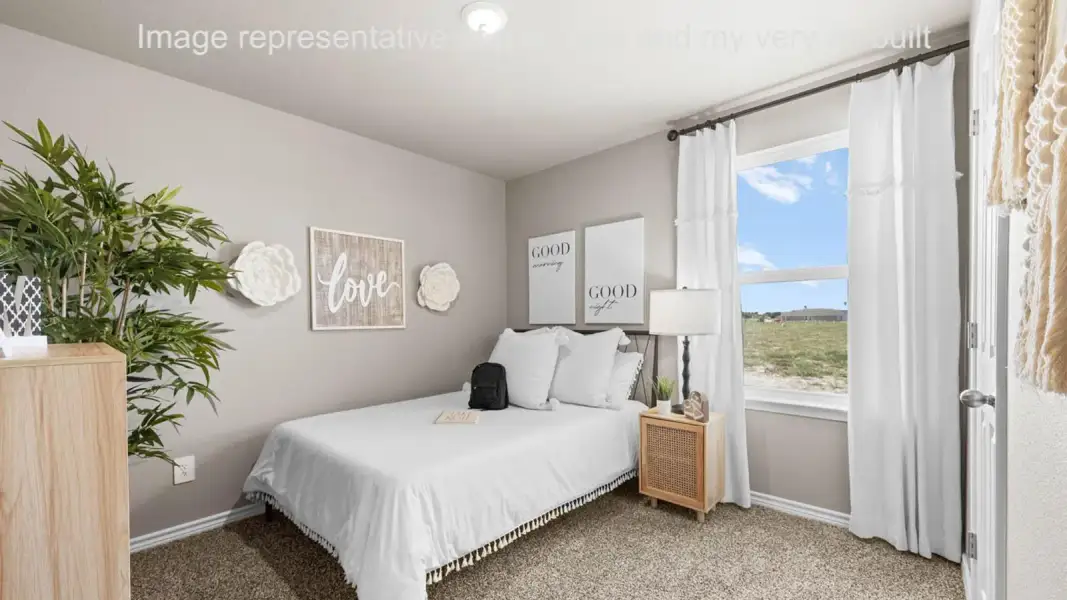 Furnished interior view inside a new home in Heritage Crossing, Corpus Christi (Image 7).