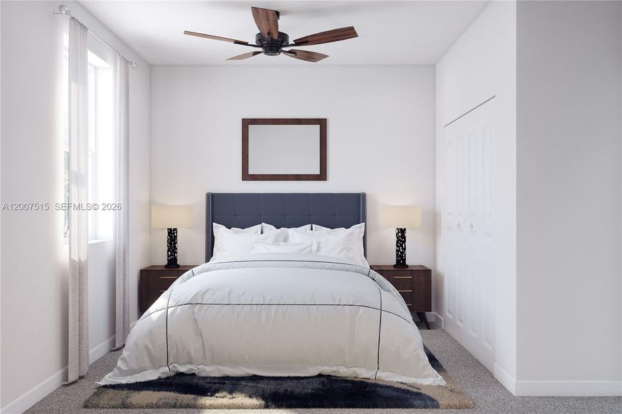 Furnished interior view inside a new home in Acacia Groves, Miami (Image 3).